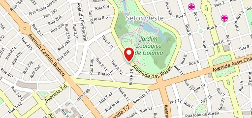 Porks Goiânia - Setor Oeste no mapa