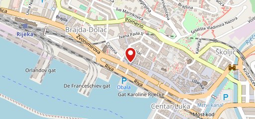 Porky's Rijeka sur la carte