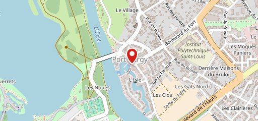 Léon - Port Cergy sur la carte