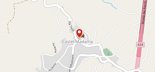 Porta luisa ristorante Castel Madama sulla mappa