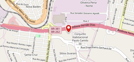 Restaurante Porteira Velha no mapa