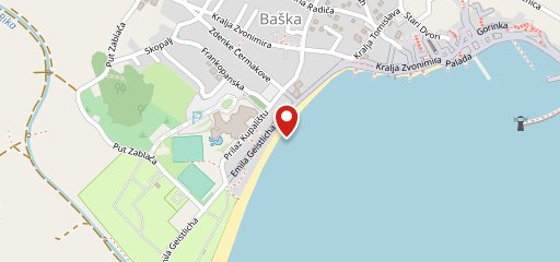 Porto Club Baška sulla mappa