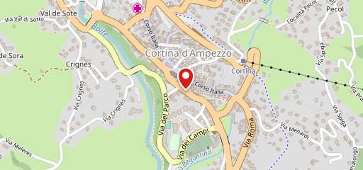 Pizzeria Porto Rotondo sur la carte