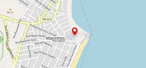 Porto Santo Beach no mapa