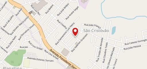 Pizzaria Porto Santo no mapa