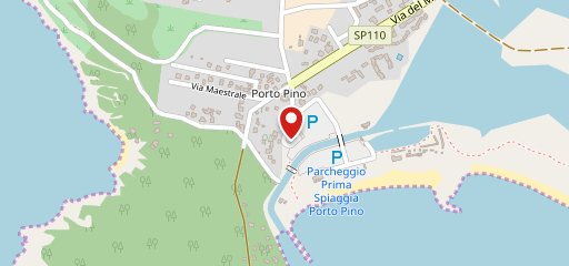 Portopino sulla mappa