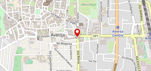 Porzioni di pizza Aversa sulla mappa