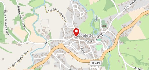 Restaurant Pottoka Espelette sur la carte