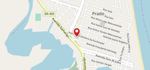 Pousada Prado no mapa