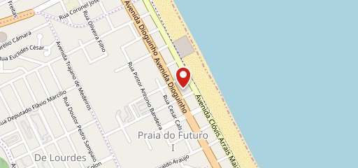 Pousada 24h Restaurante Pizzaria Sol e Alegria Fortaleza no mapa