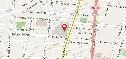 Praça de Alimentação no mapa