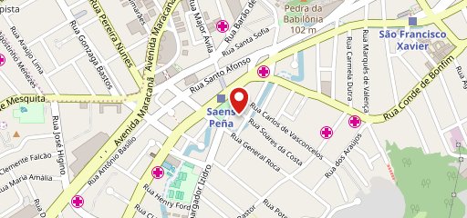 Praça Gourmet no mapa