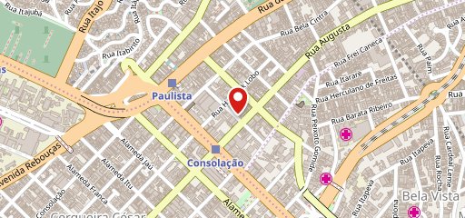 Praça Paulista FECHADO no mapa