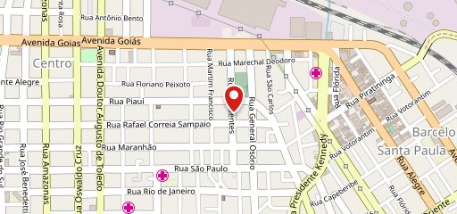 Praça Santa Paula Gastrobar - São Caetano do Sul no mapa