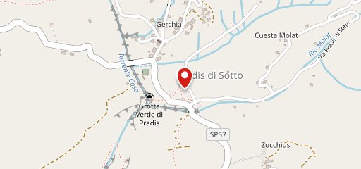 Pradis alle Grotte Bar Ristorante sulla mappa