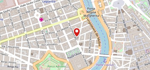 Pizzeria Ristorante Prati di Cavour sulla mappa