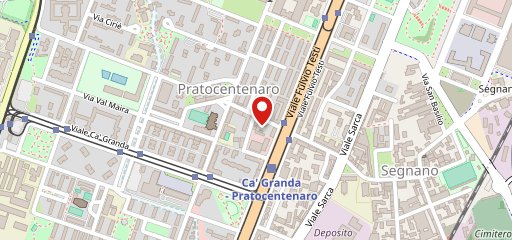 Pizzeria Pratocentenaro sulla mappa