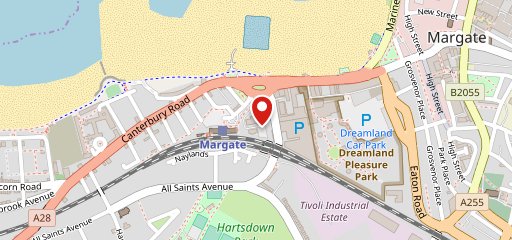 Premier Inn Margate hotel on map