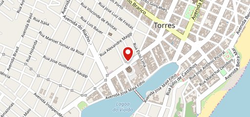 Prensadão Torres no mapa