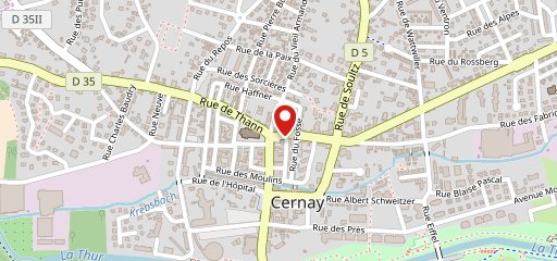 Presto Pizza Cernay sur la carte