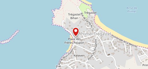 Primel Café sur la carte