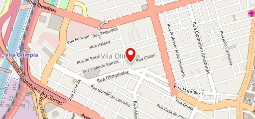 Restaurante Princesa da Vila Olímpia no mapa