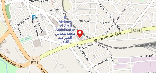 Punjab café كافيه بنجاب sur la carte