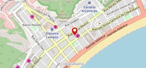 Pura Brasa (Copacabana) no mapa