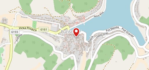 PUTEUS PALACE RESTAURANT BRAČ, Pucisca sulla mappa