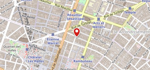 Qasti Bistrot - Rue Saint-Martin sur la carte