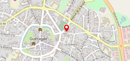 QG Pizza guerande sur la carte