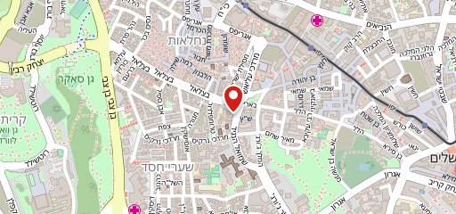 קפה בצלאל sur la carte