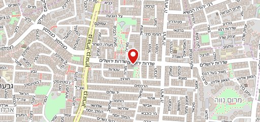 קפה בשדרה sur la carte