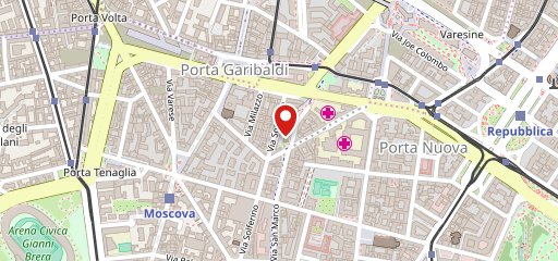 Quadri Bistrot Milano sulla mappa