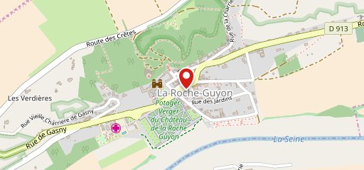 Quai des Pains - La Roche-Guyon sur la carte