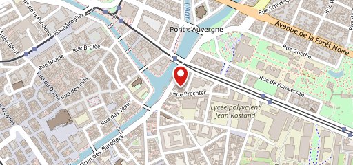 Quai des saveurs sur la carte