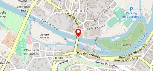 Quai N°8 Angoulême sur la carte