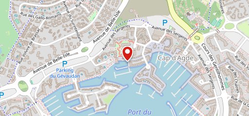 Quai Ouest sur la carte