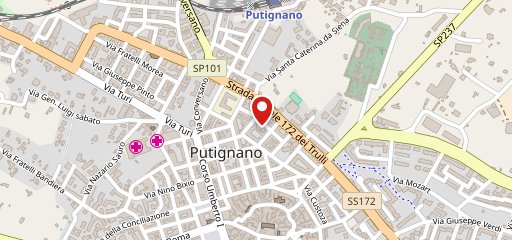 Pizzeria Quattro Rose sur la carte