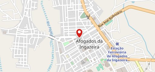 Queen's Pizza no mapa