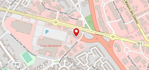 Quick - Châlons-en-Champagne sur la carte