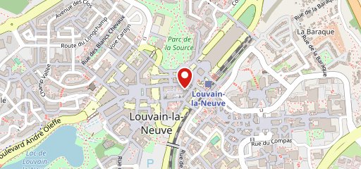 Quick Louvain-La-Neuve sur la carte