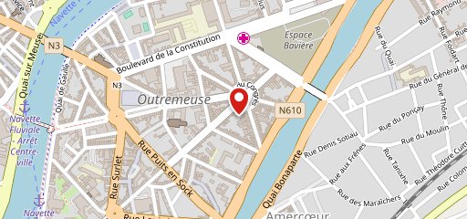 Quick Pizza Outremeuse sur la carte