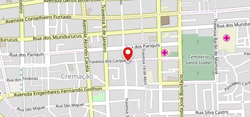 Quintal Burger Delivery no mapa