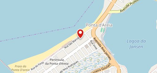 Quintal de Areia no mapa