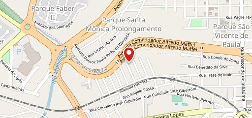 Quiosque Bar e Cerv São Carlos no mapa