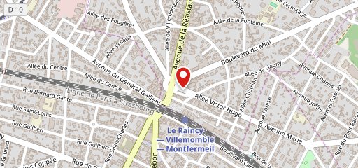 Raincy Frères Aired sur la carte