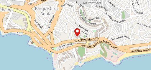 Raiz Burger Rio Vermelho no mapa