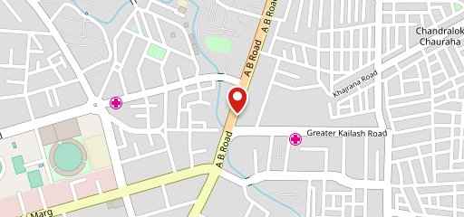 Rajhans Dal Bafle - Old Palasia on map