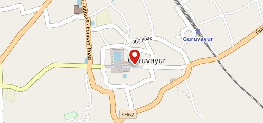 Hotel Vishnu Inn East Nada Next to Guruvayoor Temple on map